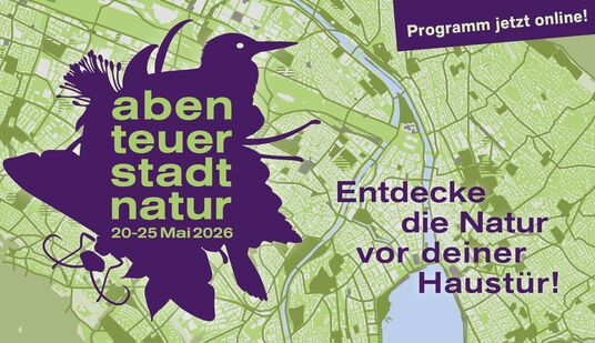 10 Jahre Festival «Abenteuer Stadtnatur - 20. bis 25. Mai 2026